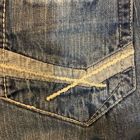 Refuse Men's jeans Size 36/32.  Legs have been split at bottom appx 1 inch. - Picture 10 of 10